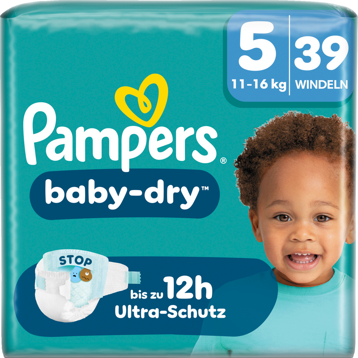 Pampers Baby-Dry T5 Junior 11-16kg (4x39 pz) 