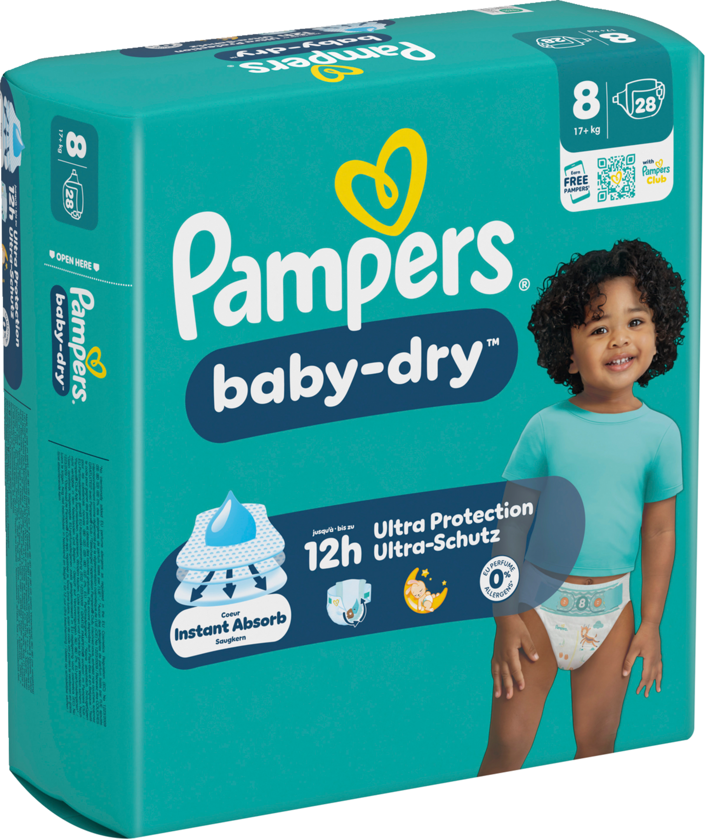 Pampers Baby Dry T8 XL Plus 17+ Kg (4x28 pces)