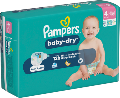 Pampers Baby-Dry T4 Maxi 9-14kg (4x45 pces)