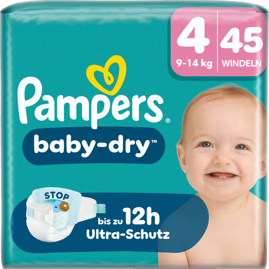 Pampers Baby-Dry Gr. 4 Maxi 9-14kg (4x45 STK)