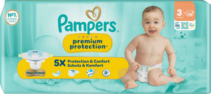 Pampers Premium Protection Gr.3 Midi 6-10kg (3x48 STK)