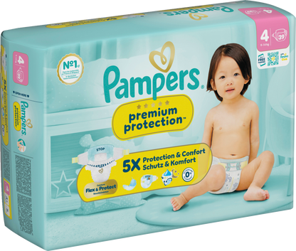 Pampers Premium Protection T4 Maxi 9-14kg (4x39 pz)
