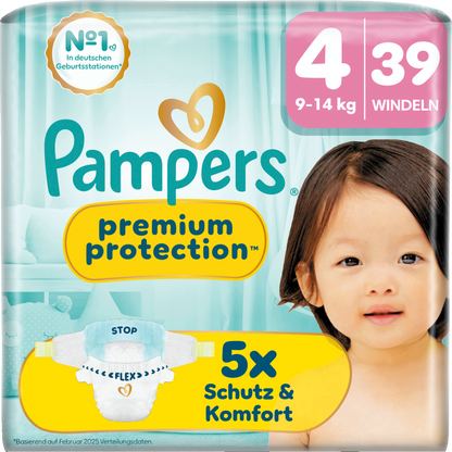 Pampers Premium Protection T4 Maxi 9-14kg (4x39 pz)