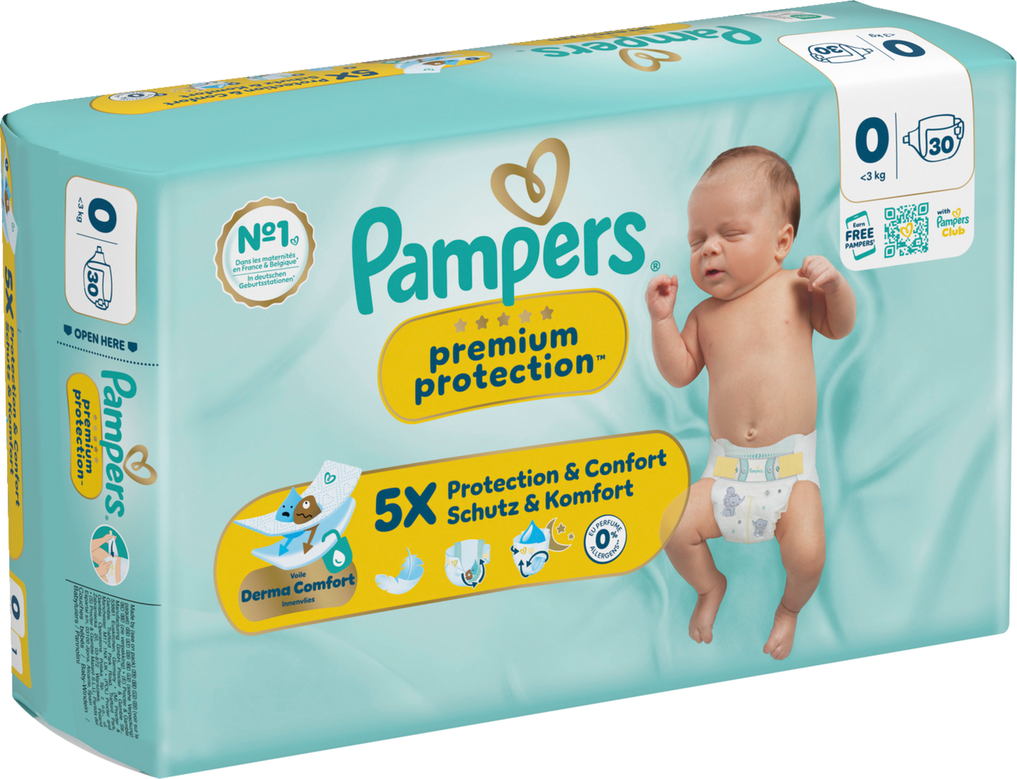 Pampers Premium Protection T0 Micro <3kg  3x30 pz
