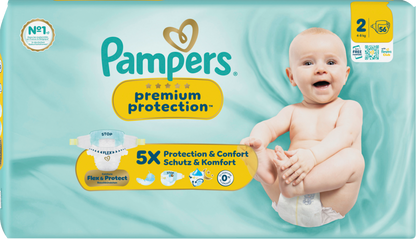 Pampers Premium Protection Gr.2 Mini 4-8kg (3x56 STK)