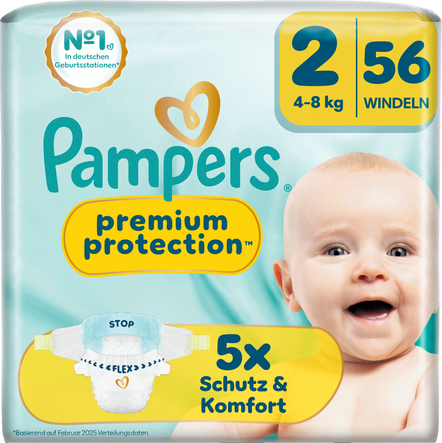 Pampers Premium Protection Gr.2 Mini 4-8kg (3x56 STK)