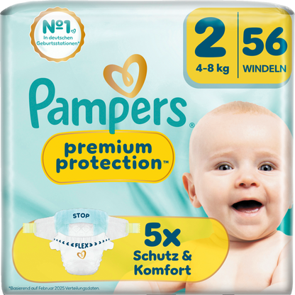 Pampers Premium Protection Gr.2 Mini 4-8kg (3x56 STK)