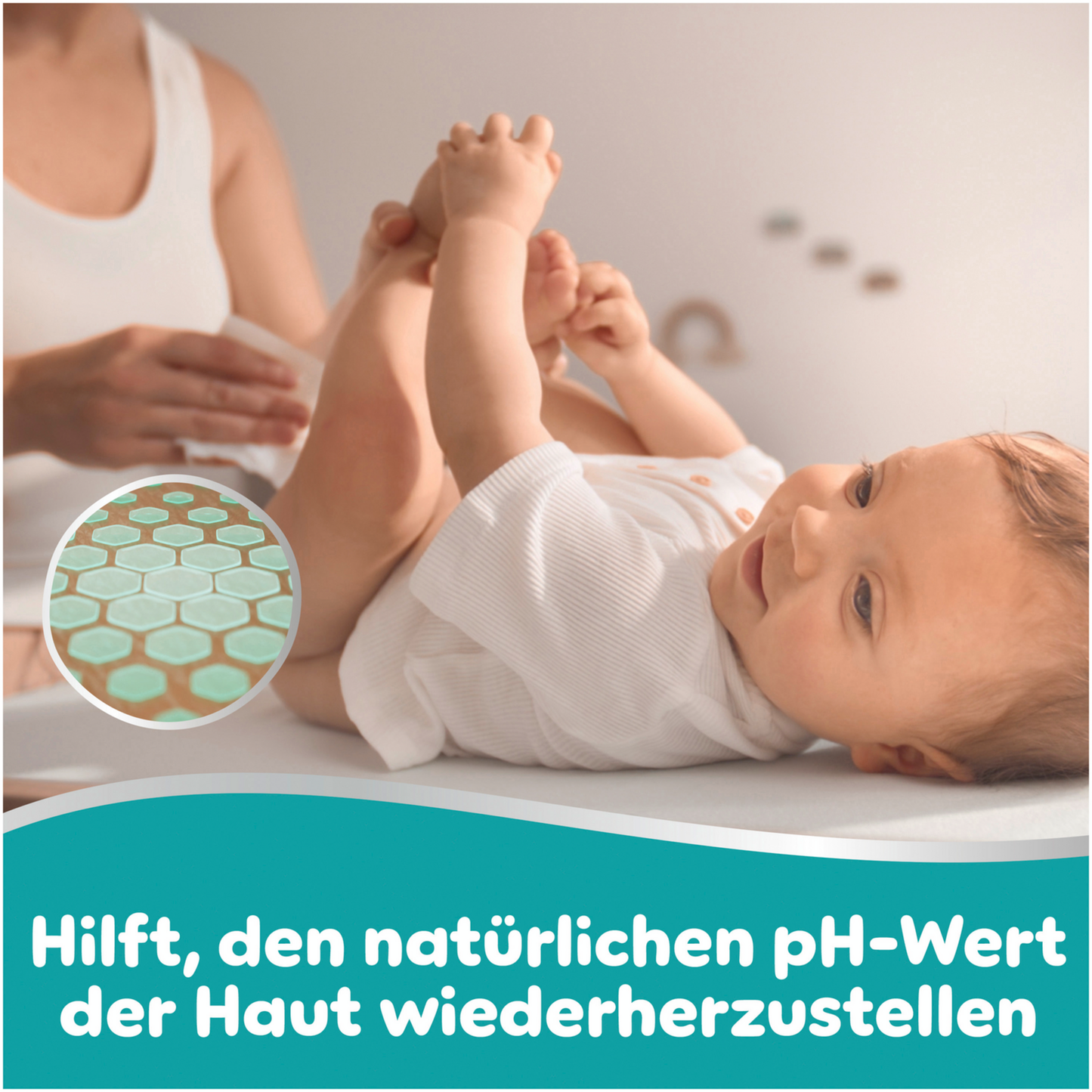 Lingettes Pampers 99% eau (60 pces)