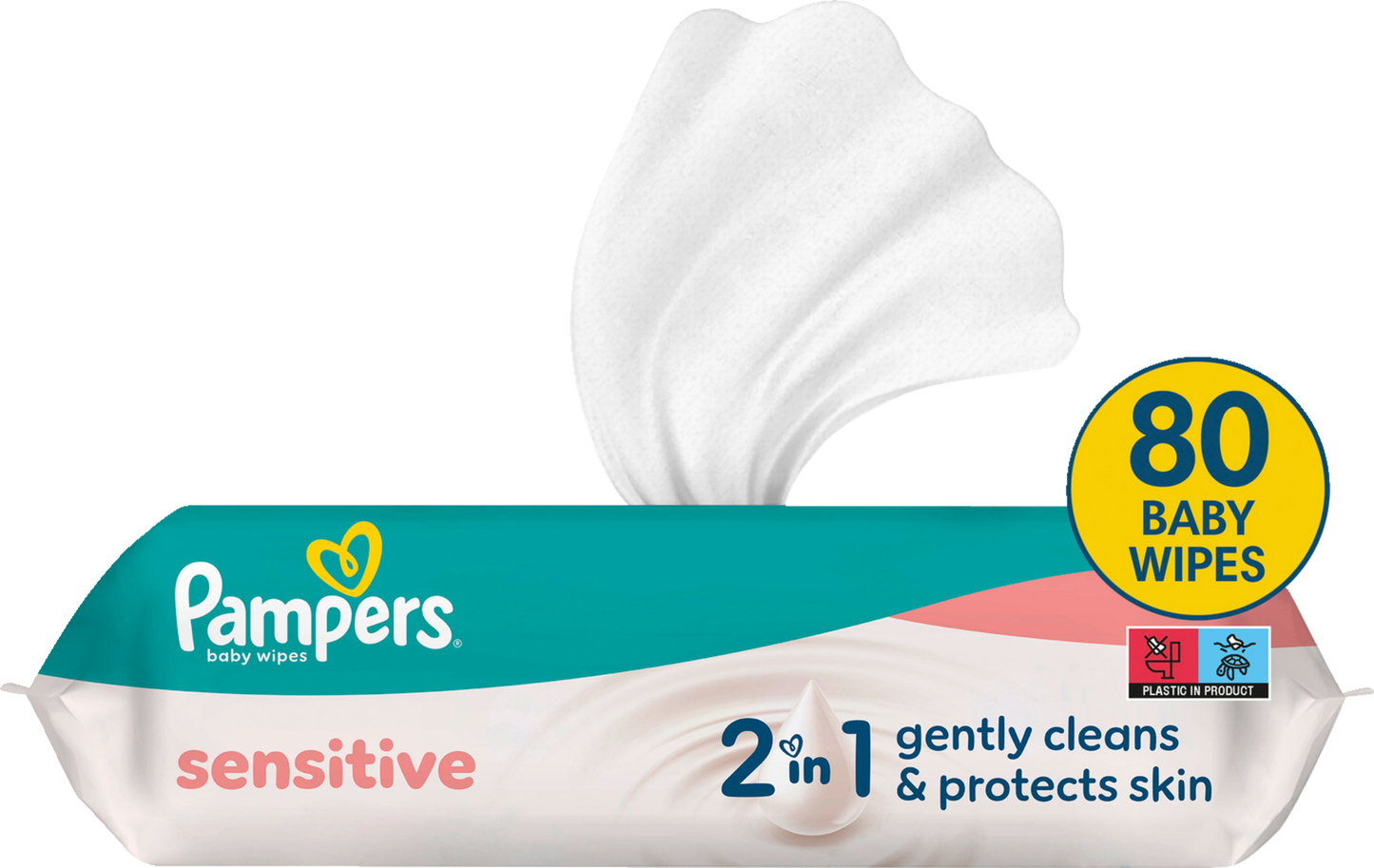 Pampers Feuchte Tücher Sensitive (80 STK) Beutel