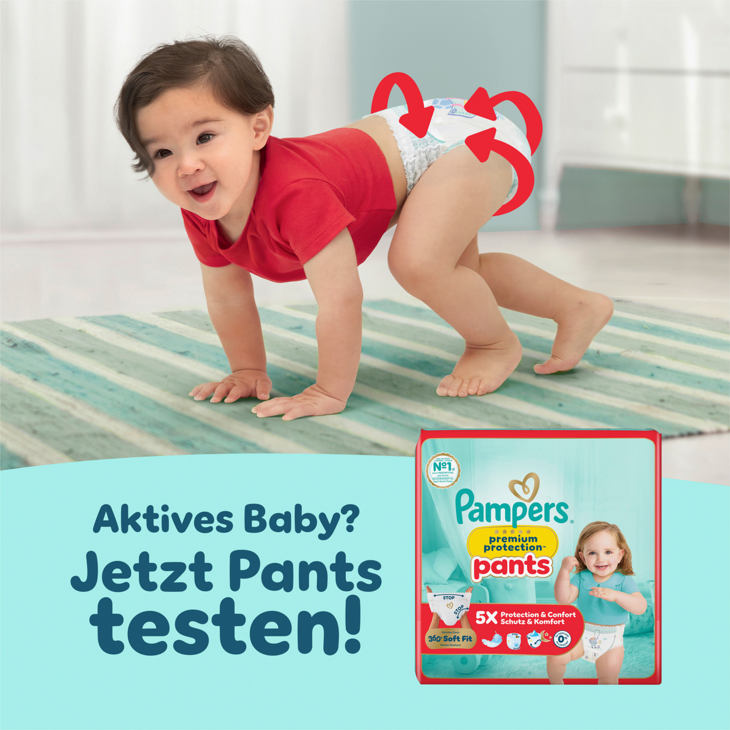 Pampers Premium Protection Gr.2 Mini 4-8kg (3x56 STK)