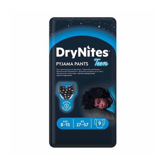 Huggies DryNites® culottes pour la nuit 8-15 ans (27-57 kg) garçon (9 pces)