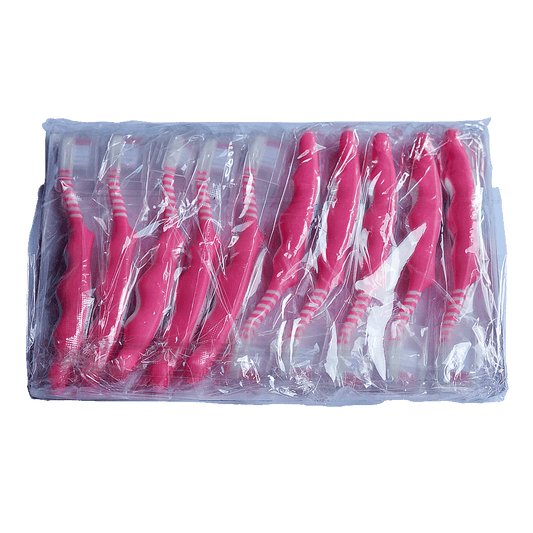 Brosses à dents pour enfants 0-3 ans pink (10 pces)