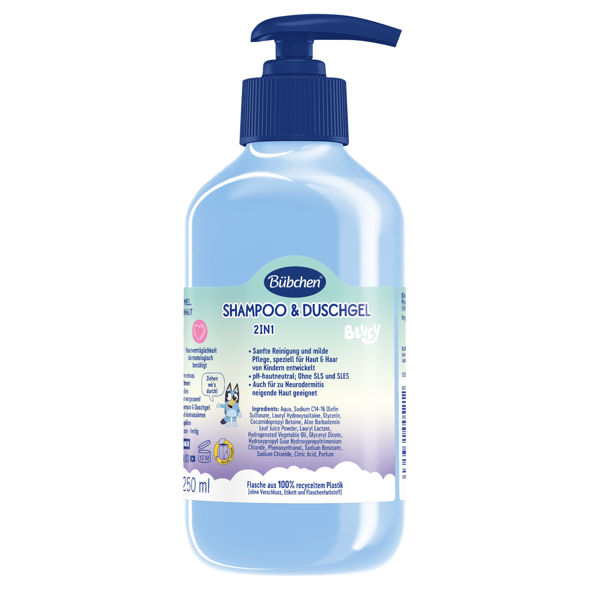 Bübchen Shampoo & Doccia 2 in 1 Bluey 250ml