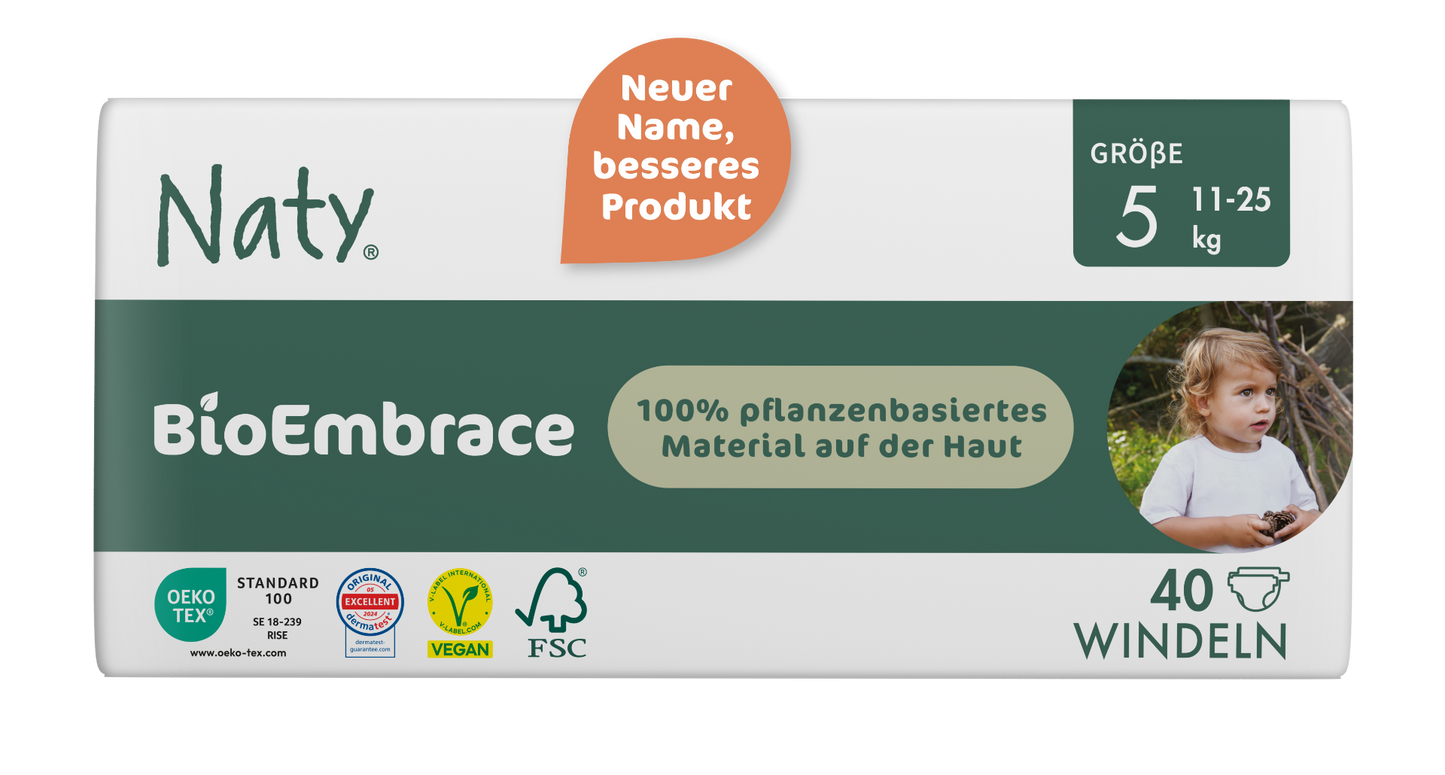 Naty BioEmbrace T5 Junior (11-25kg) Karton (4 X 40 STK)