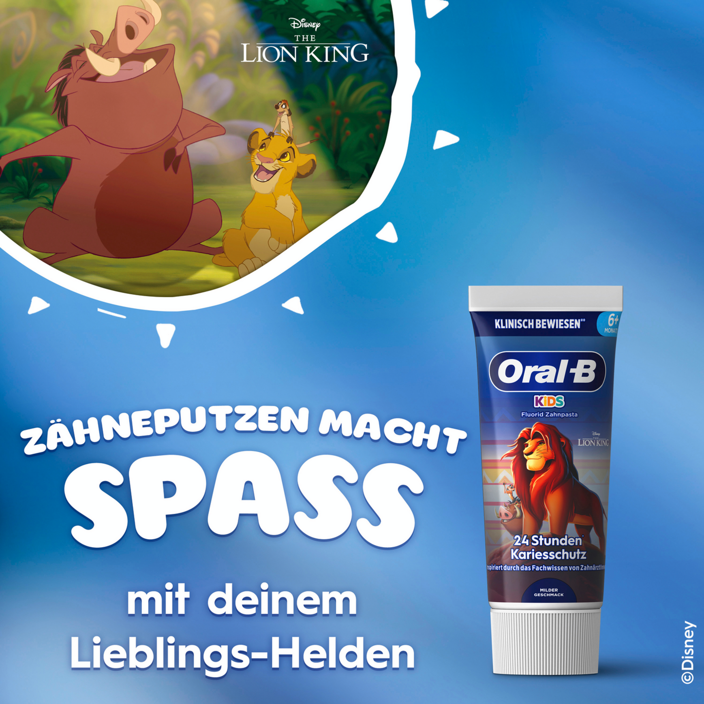 Oral-B Dentifrice pour les enfants - 0 à 6 ans (60 ml)