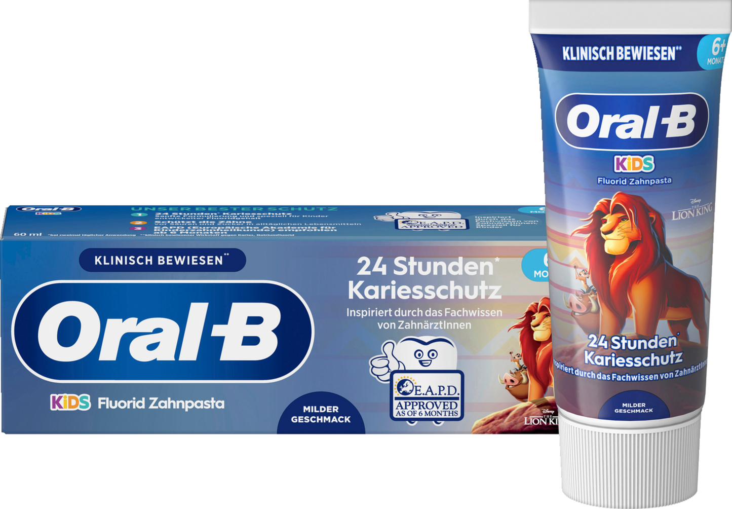 Oral-B Dentifrice pour les enfants - 0 à 6 ans (60 ml)