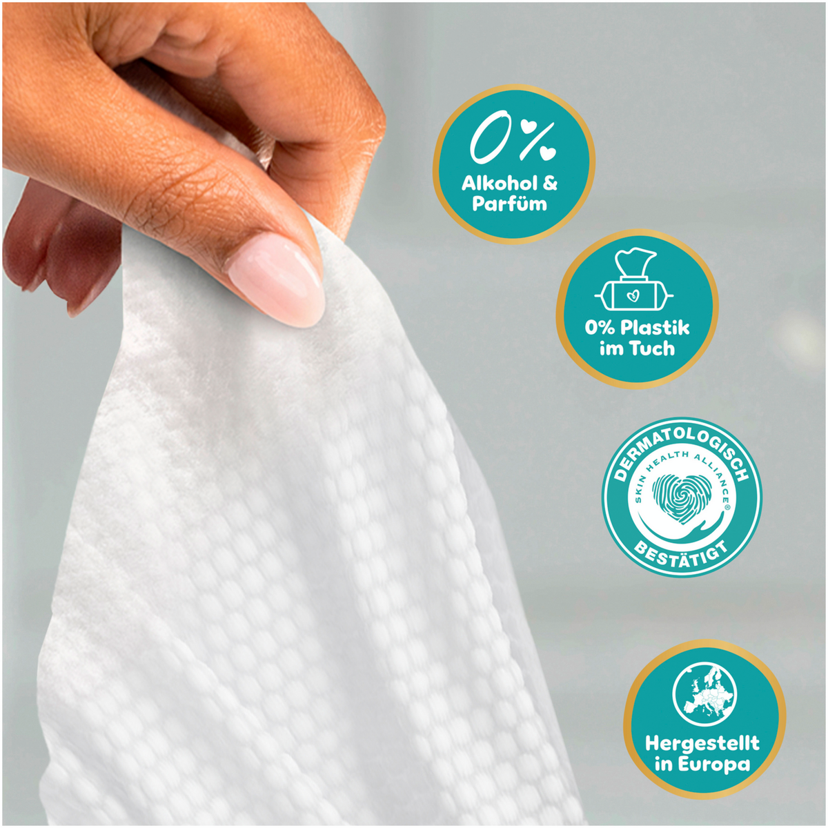 Lingettes Pampers Aqua Soft Touch (48 pces)