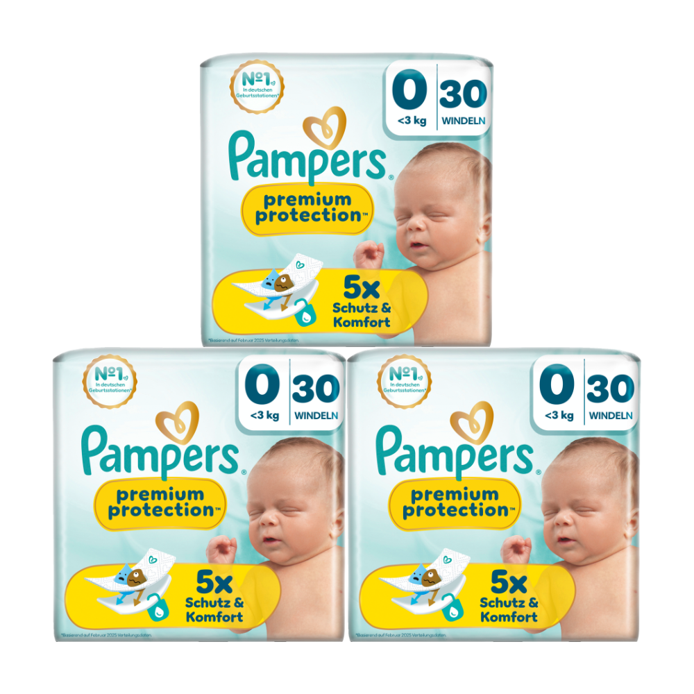 Pampers Premium Protection T0 Micro <3kg  3x30 pz