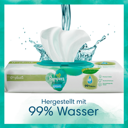 Pampers Harmonie Aqua Feuchttücher (48 STK) Beutel