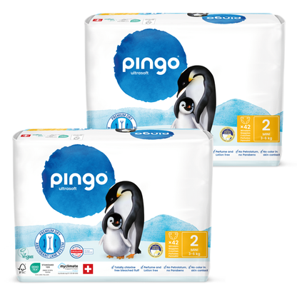 Pingo T2 Mini (3-6 kg) doppia busta (2 x 42 pz)