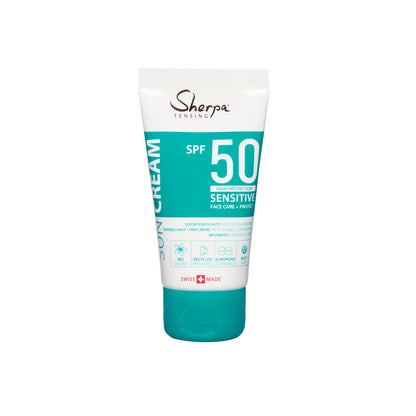 Sherpa Tensing Crème Solaire SPF 50 SENSITIVE 50ml