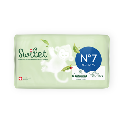 Swilet - Die Biowindel Gr. 7 XXL 15+Kg (12x 30 STK) 2erKarton