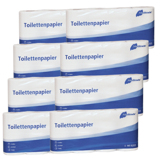 Toilette papier 3 plis 250 coupon (64 rouleaux)