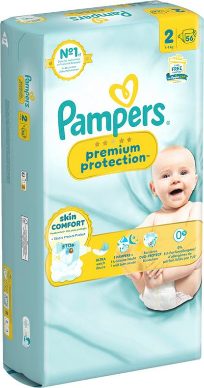 Pampers Premium Protection Gr.2 Mini 4-8kg (3x56 STK)